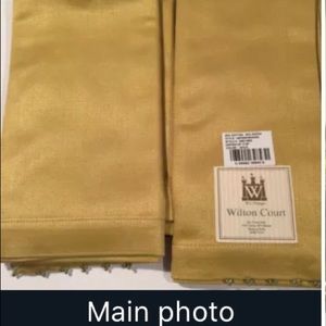 GOLD Sateen Beaded Beads Napkins 20 X 20 India